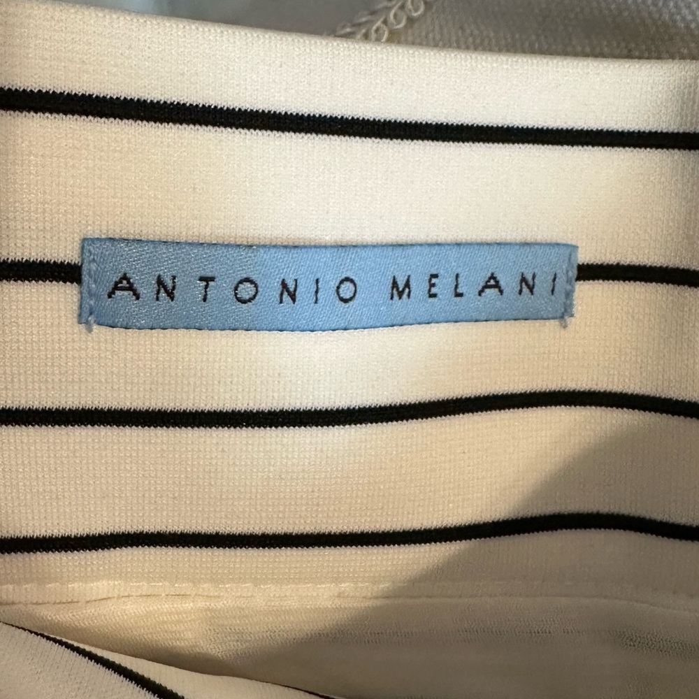 Antonio Melani Size 10 Black and White Skirt - Picture 3 of 8